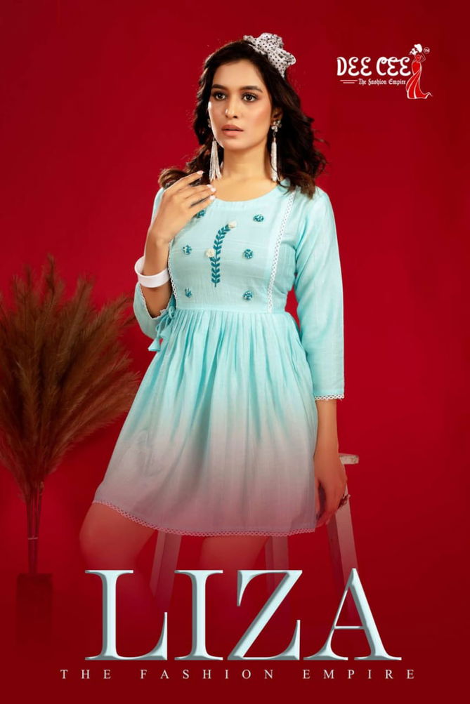 Liza By Deecee Short Designer Kurtis Catalog